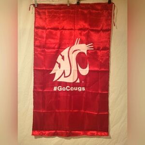 Red WSU Cougars Banner